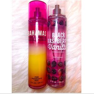 Bath and Bodyworks body sprays (NEW)